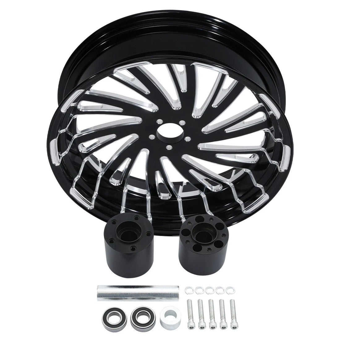 18" x5.5" Rear Wheel Rim Hub Fit For Harley Touring Electra Glide Flht 1997-2008