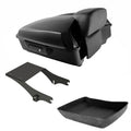 Black Chopped Trunk Mount Rack Fit For Harley Touring Road Glide 1997-2008