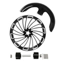 21" Front Fender Wheel Rim Dual Disc Hub Fit For Harley Street Glide 2008-2024