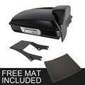 Matte Black Razor Trunk Backrest Rack Fit For Harley Touring Road Glide 97-2008