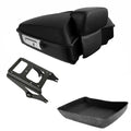 Matte Black Chopped Trunk Mount Rack Fit For Harley Tour Road Glide 09-13