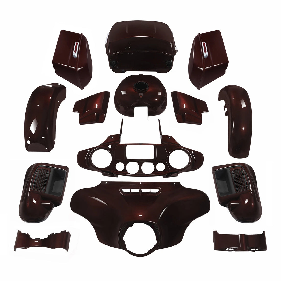 Fairings Body Work Kit Fit For Harley Electra Glide 2014-2024 Midnight Crimson