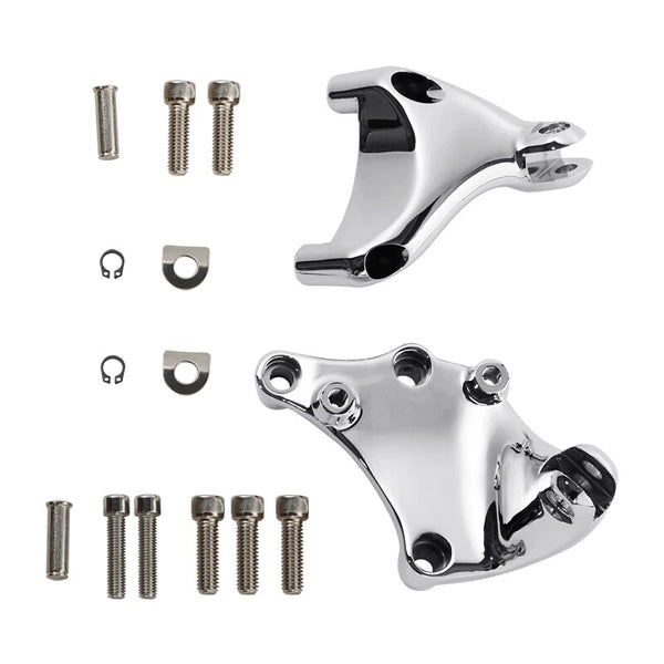 Chrome Rear Passenger Footpegs Peg Mount Kit Fit For Harley Sportster 2014-2022