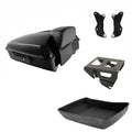 Chopped Trunk Backrest Solo Mount Rack Docking Kit Fit For Harley Touring 14-26