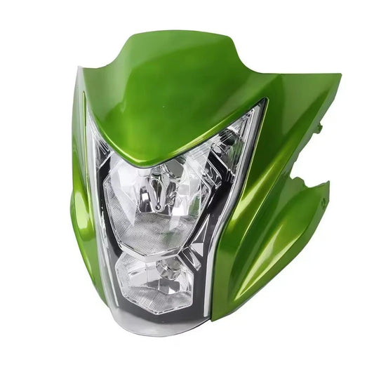 Green Kawasaki ER-6N ER650 Motorcycle Front Headlight Assembly Fits 2012-2018