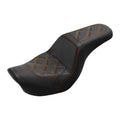 Driver Passenger Seat Fit For Harley Dyna Super Glide Low Rider Fxdl Fxdf 06-17