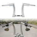 14" Rise 2" Ape Hanger Handlebar Fit For Harley Softail Heritage Classic Deluxe