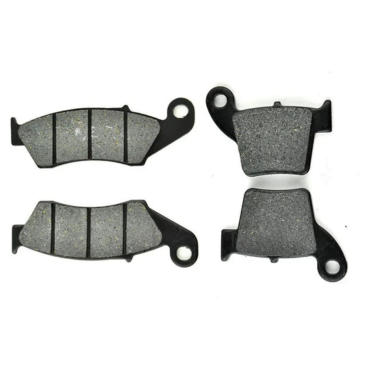 Front Rear Brake Disc Pads For Honda CR125R CR250R 02-07 CRF250R CRF250X 04-17
