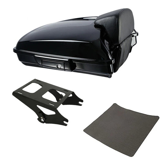 Razor Trunk Backrest Mount Rack Fit For Harley Touring Road Street Glide 14-2026