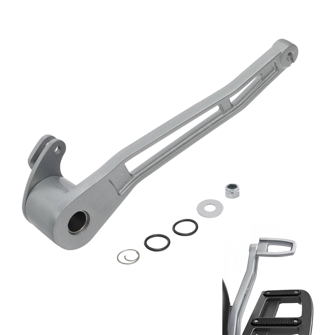 Brake Lever Fit For Harley Touring Road King Glide 2014-2025 Gunmetal Gray