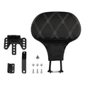 Driver Rider Backrest Pad Fit For Harley Touring Road King Street Glide 2009-Up