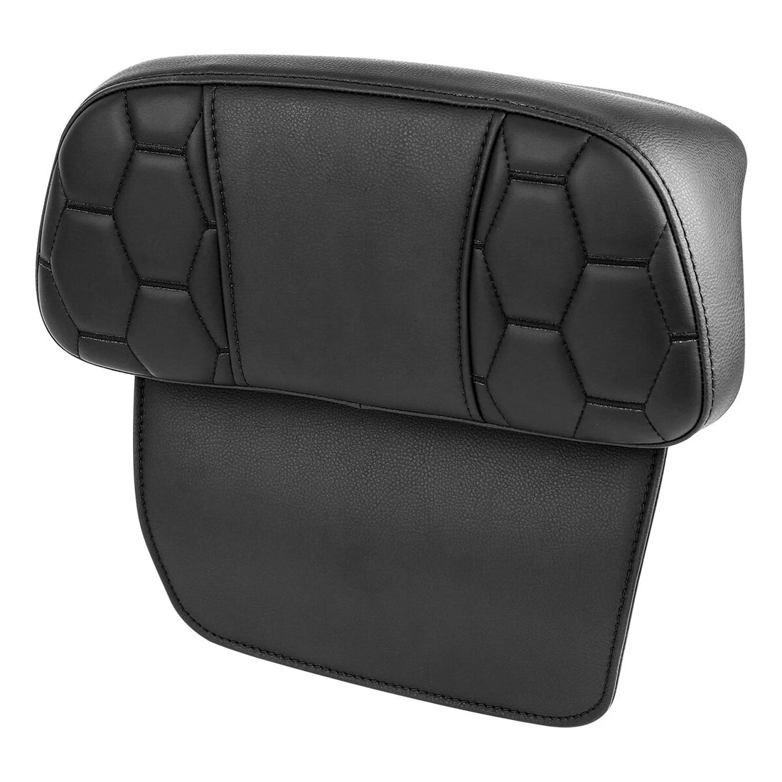 Black Razor Chopped Trunk Passenger Backrest Fit For Harley Touring 14-23