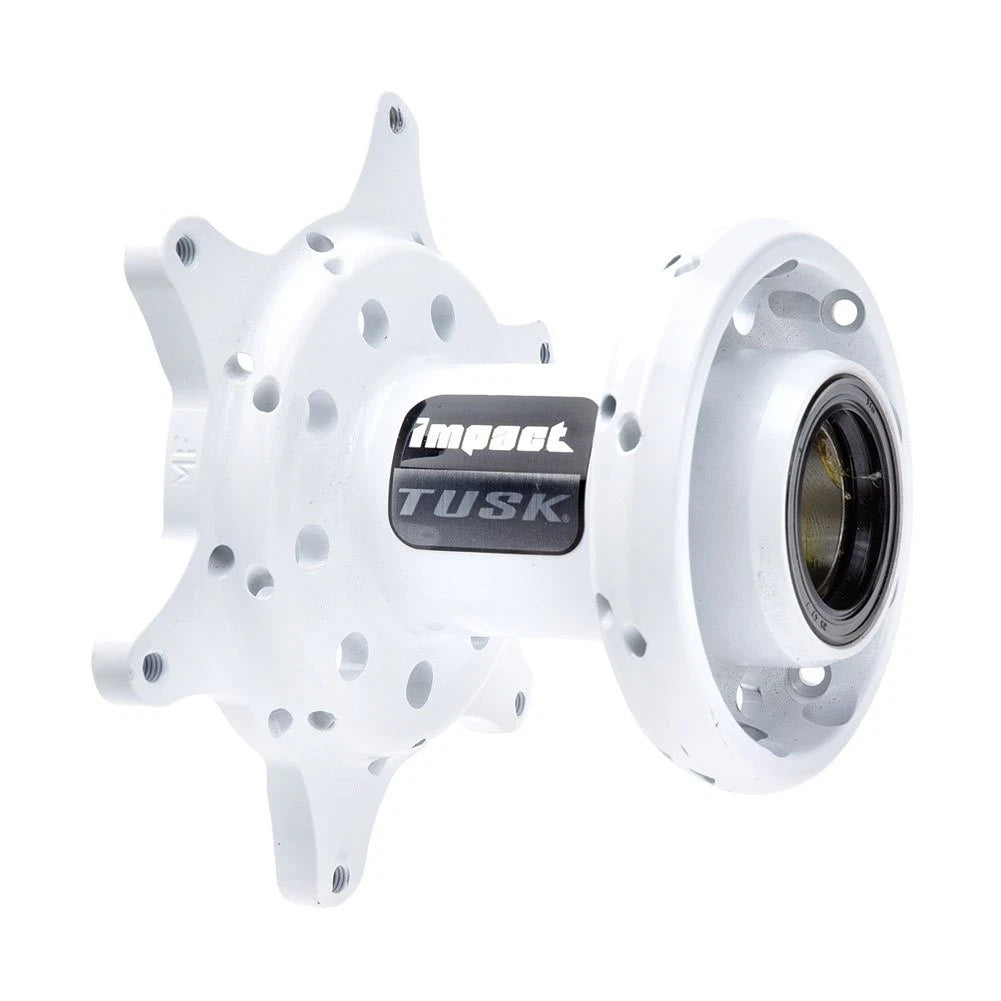 Tusk Impact Motorcycle Hub - Front White For Husqvarna TC 125 2015-2022