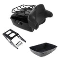 King Trunk Pad Mount Rack Fit For Harley Sport Glide FLSB 2018-21