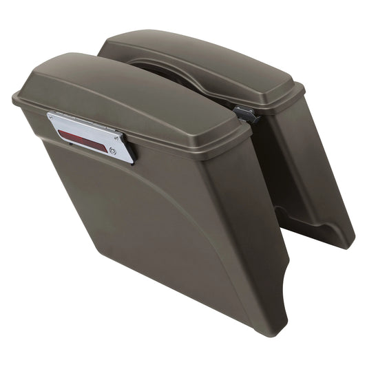 5" Stretched Hard Saddlebags Fit For Harley Touring Electra Street Glide 1993-13