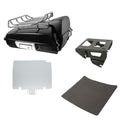 Razor Trunk Backrest Pad Solo Mount Rack Plate Fit For Harley Street Glide 14-26