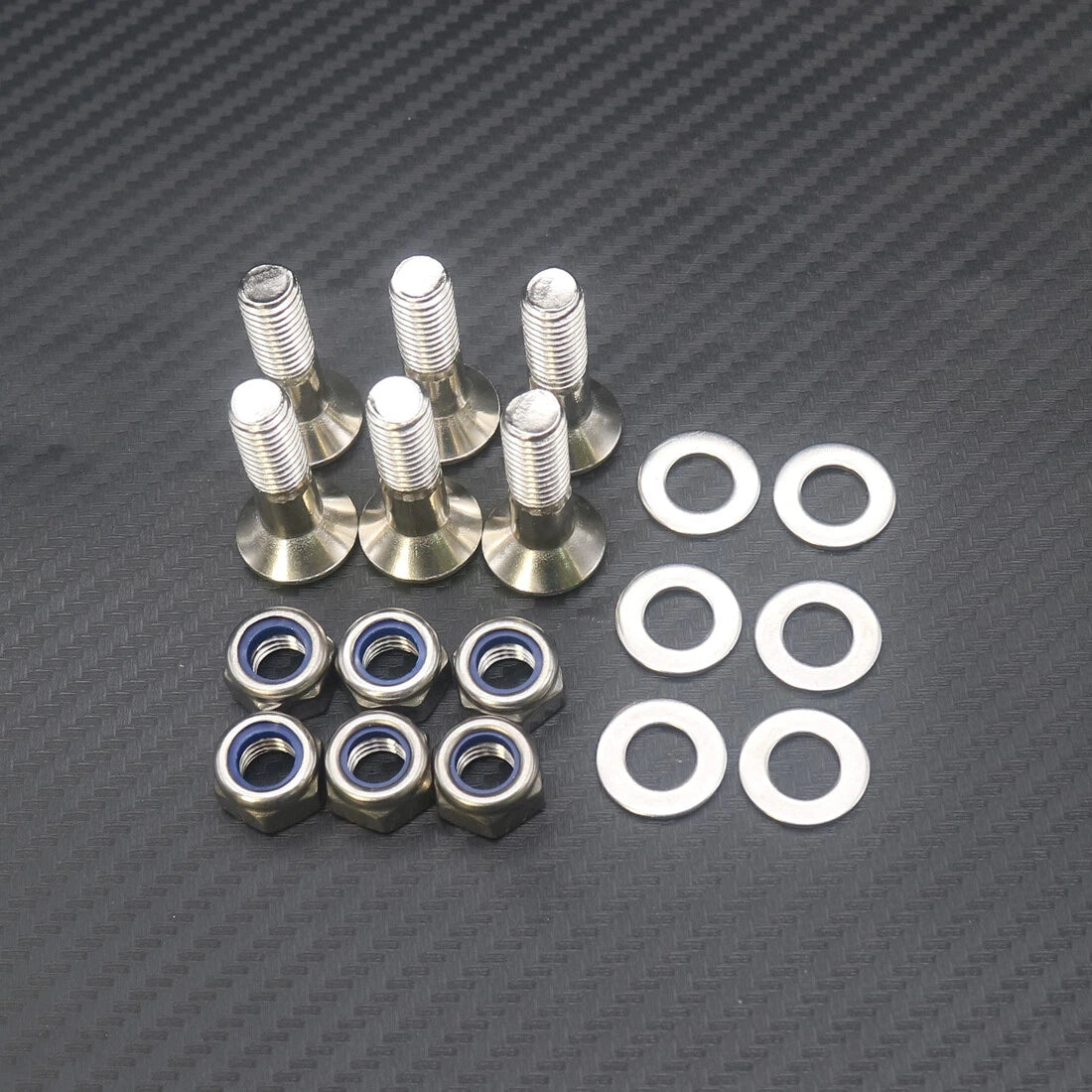 6Pcs Motorcycle M8x30mm Rear Sprocket Bolts For Honda Yamaha Kawasaki Suzuki