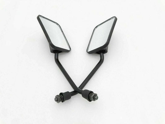 Fit For Vespa LML 4 Stroke Rear View Mirror Set Black @vd