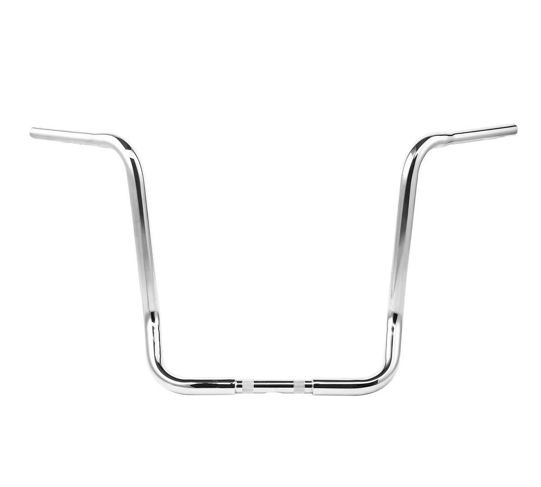 Chrome 19" Rise 1-1/4" Hanger Handlebar Fits For Harley Electra Glide 1982-2024