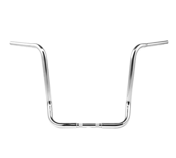 Chrome 19" Rise 1-1/4" Hanger Handlebar Fits For Harley Electra Glide 1982-2024