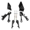 Rider Driver Footpegs Pegs Bracket Fit For Kawasaki Ninja ZX6R 09-18 ZX636 13-18