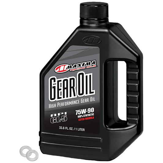 Tusk 204-412-0152711f-b04094 Drivetrain Oil Change Kit with Maxima Oil For Honda