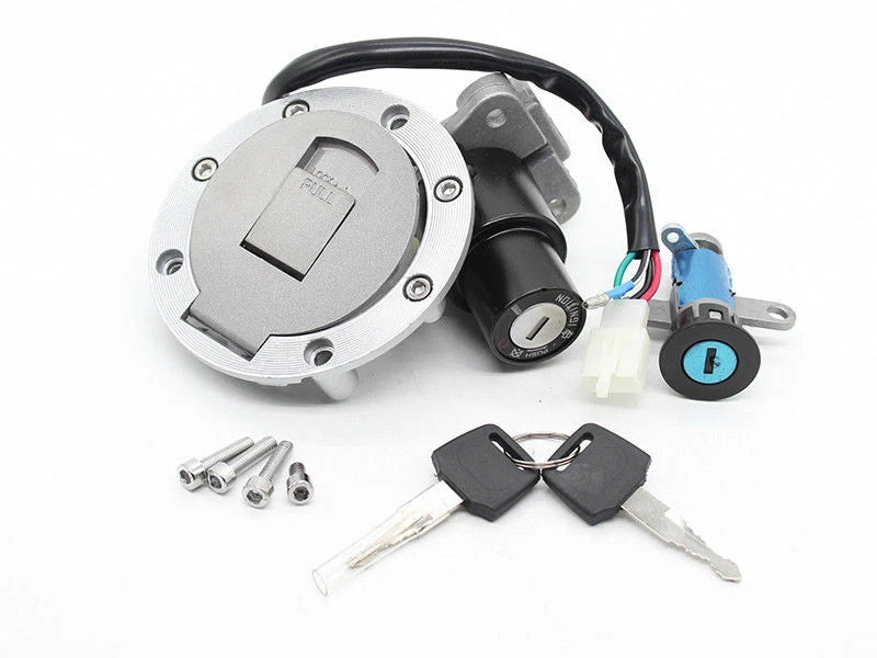 Fuel Gas Cap Ignition Switch Seat Key Set For Yamaha TZR125/150 TZM150 TDM850