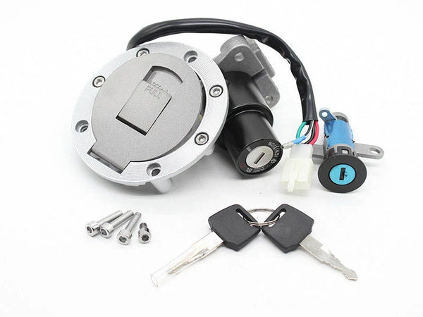 Fuel Gas Cap Ignition Switch Seat Key Set For Yamaha TZR125/150 TZM150 TDM850