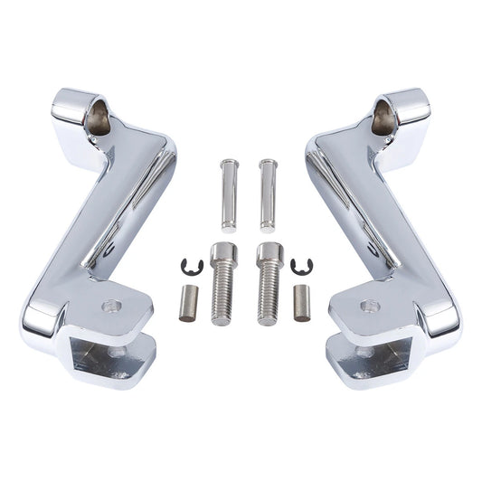 Chrome Passenger Foot Pegs Mount Bracket Fit For Indian Chief Classic 2014-2018