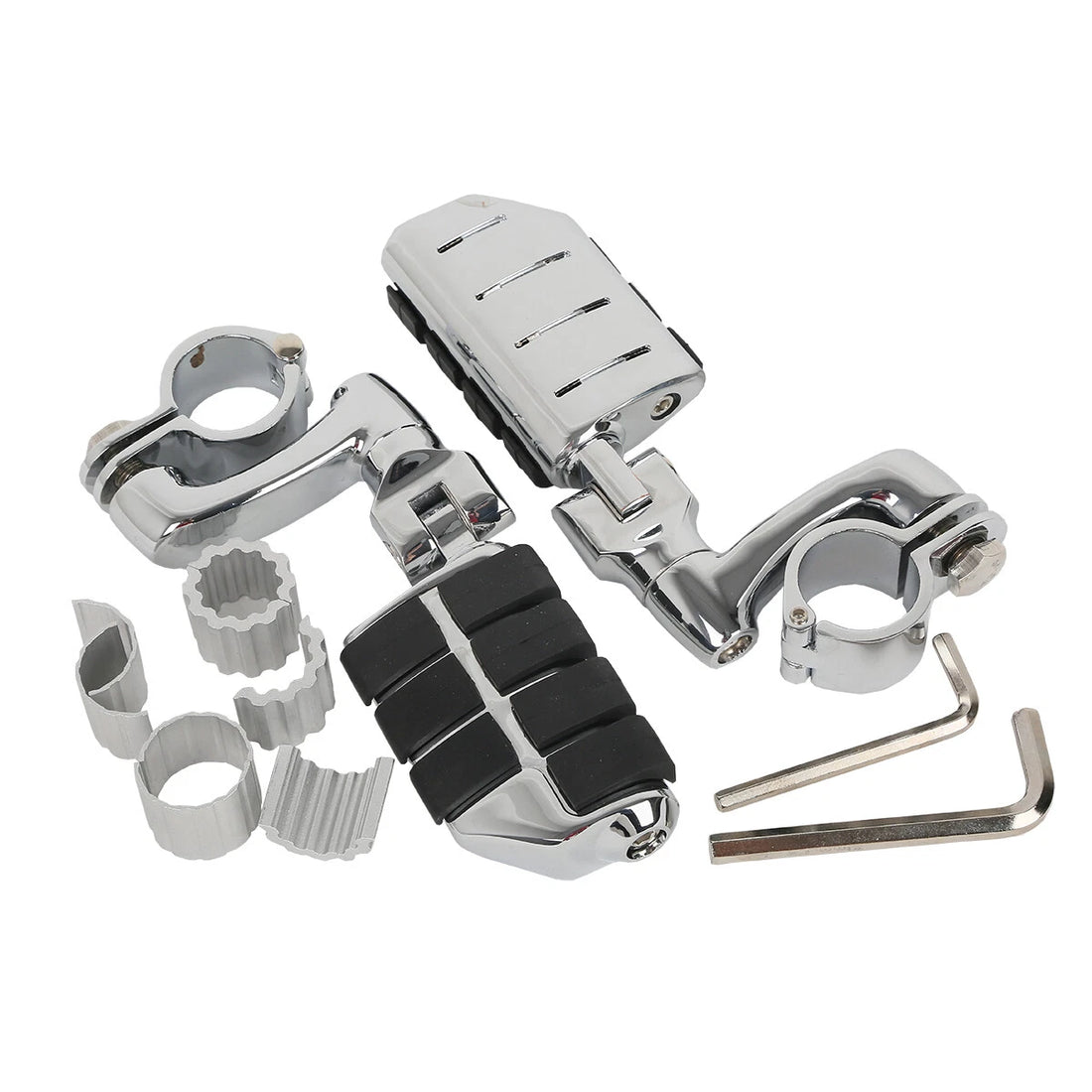 22mm 25mm 32mm 35mm Chrome Highway Bar Footpeg Peg Mount Fit For Harley Touring