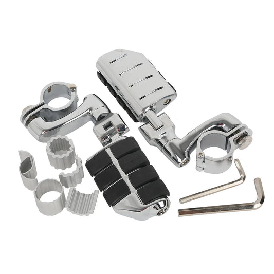 22mm 25mm 32mm 35mm Chrome Highway Bar Footpeg Peg Mount Fit For Harley Touring