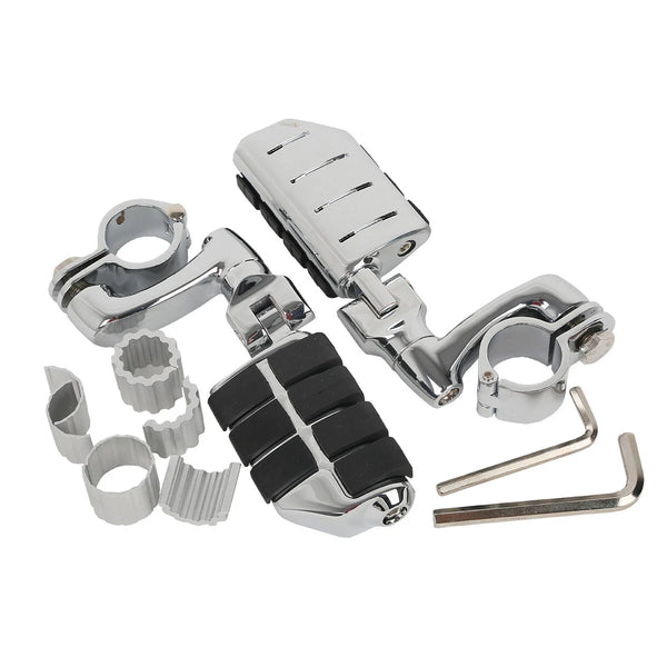 22mm 25mm 32mm 35mm Chrome Highway Bar Footpeg Peg Mount Fit For Harley Touring