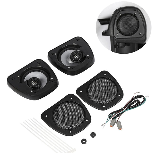 Audio Lower Fairing Speakers Kit For Harley Touring Electra Glide Flht 2006-2013