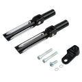 Passenger Footpegs Male Mount Fit For Harley Softail Fls 12-17 Cross Bones 08-11
