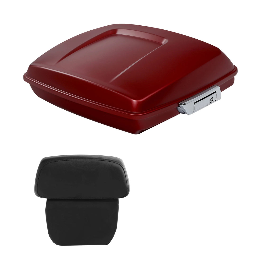 Razor Trunk Backrest Fit For Harley Touring 14-24 Wicked Red Denim