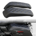 Black Blue Saddlebags Lids Covers Fit For Harley Touring Street Glide 2014-2023