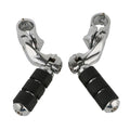 1 1/4" Highway Bar Short Angled Footpeg Peg Mount Fit For Harley Touring Softail
