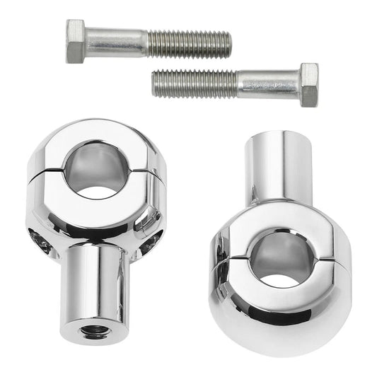 1'' 1 1/4'' 1 1/2'' 2" Handlebar Risers Fit For Harley Softail Sportster Chrome