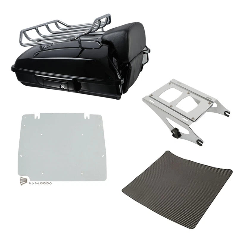Razor Trunk Backrest Mount Plate Fit For Harley Road Electra Street Glide 14-26