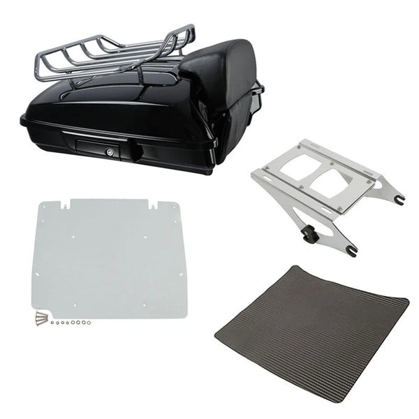 Razor Trunk Backrest Mount Plate Fit For Harley Road Electra Street Glide 14-26