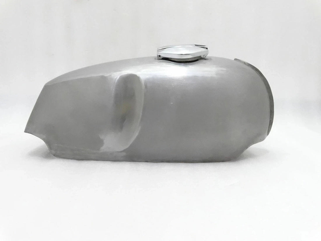 Fit For Norton Commando Roadster Raw Petrol Tank With Chrome Cap