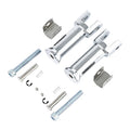 Chrome Rear Passenger Footpegs Pegs Mount Fit For Harley Softail 2018-2025 2024