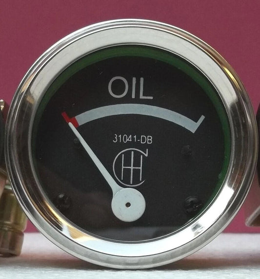for IH/Farmall Oil Pressure Gauge fit A,B,F12, F14, F20, F30 series - Screwin@vd
