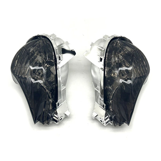 Fit for Suzuki Hayabusa GSX1300R 2008-2018 2019 17 Smoke Front Turn Signal Lens
