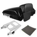 5.5" Razor Trunk Backrest W/ Rack Fit For Harley Touring Road Glide 2014-2025