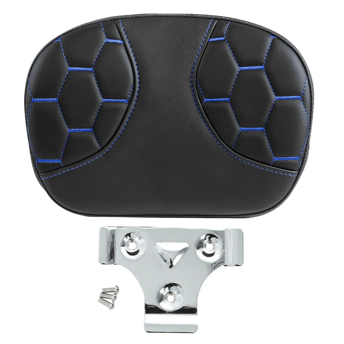 Black Passenger Sissy Bar Backrest Fit For Harley Touring Road King Street Glide