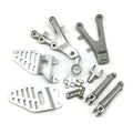 Silver Driver Front Foot Peg Bracket Fit for Yamaha YZF R6 2006-2014 2015 2016