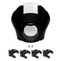 Quarter Headlight Fairing 49mm Clamps Fit For Harley Dyna Street Bob Super Glide