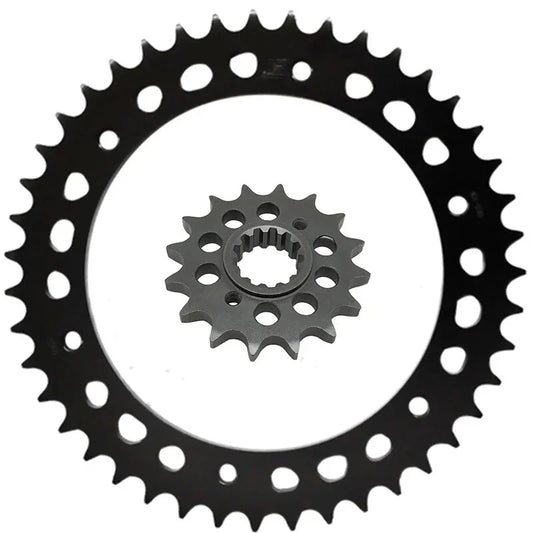 530 CNC 16T/43T Front Rear Sprocket For Honda VFR800 F1 Interceptor RC46 02-13