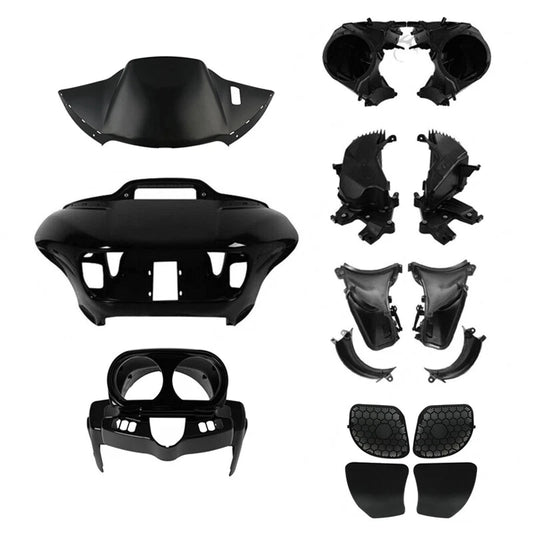 Black Fairings Speaker Box Air Duct Instrument Housing Fit For Road Glide 15-23